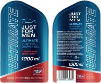 1000ml Duschgel &quot;only for real men&quot; im Kanister...