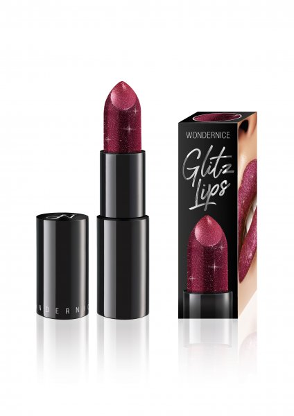Sparkeling Lippenstift &quot;Glitz Lips&quot; merry berry Glitzerlippenstift beere