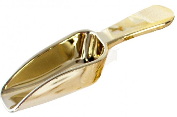 Sch&auml;ufelchen shiny goldfarben