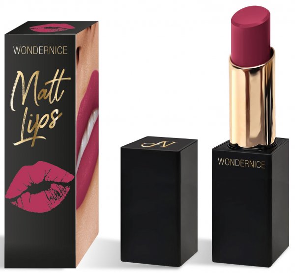 Lippenstift &quot;Matt Lips&quot; Pinky Nude mit Magnetverschluss