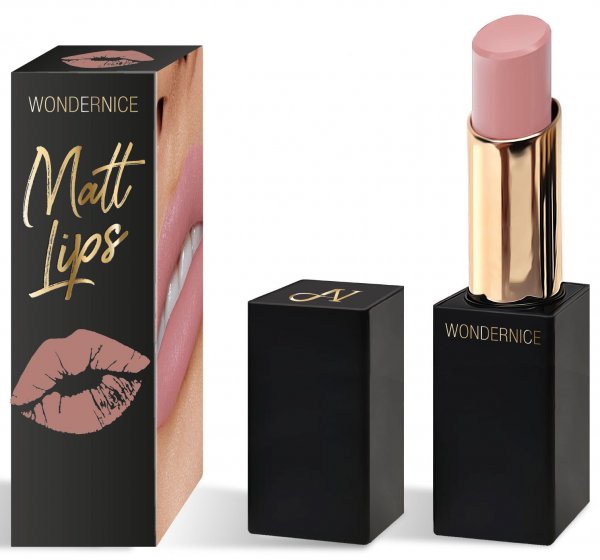 Lippenstift &quot;Matt Lips&quot; Rude Nude mit Magnetverschluss
