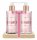 Handspender Set &quot;Powder Rose&quot; auf Holztray mit Schleife
