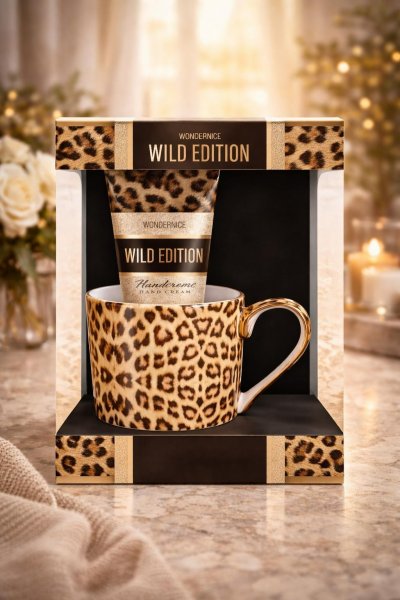 Geschenkset mit Tasse "Leo"