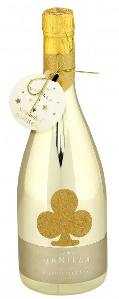 Bade- und Duschgel in Champagnerflasche goldfarben Badezusatz