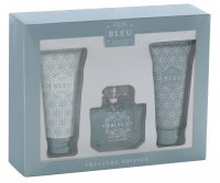 Parf&uuml;mgeschenkset &quot;BLEU&quot; f&uuml;r Damen 3tlg. Duschgel, Bodylotion, Parf&uuml;m