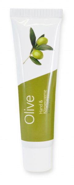 Handcreme &quot;Olive&quot; in Tube mit Schachtel